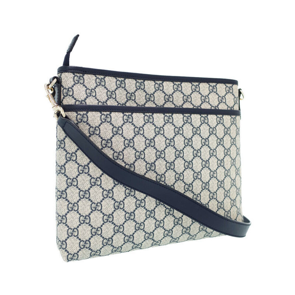 Gucci Flat Brown GG Crossbody Plus Monogram Messenger Bag
